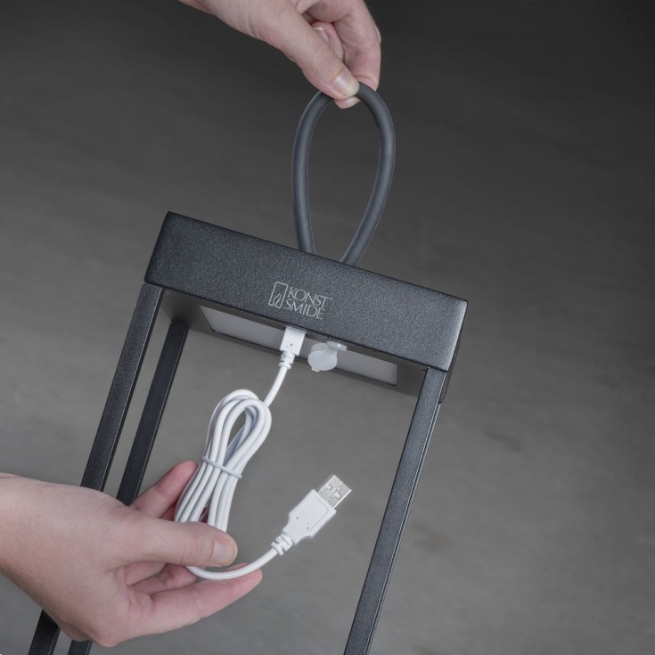 Konstsmide Ravello genopladelig udendørs bordlampe