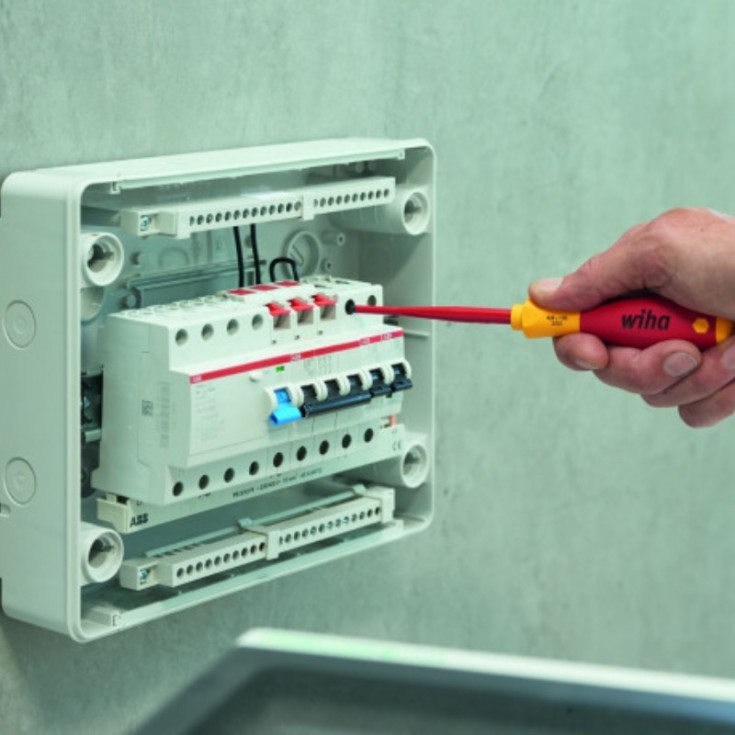 Wiha Slimfix skrujernsett 6 deler 1000 Volt