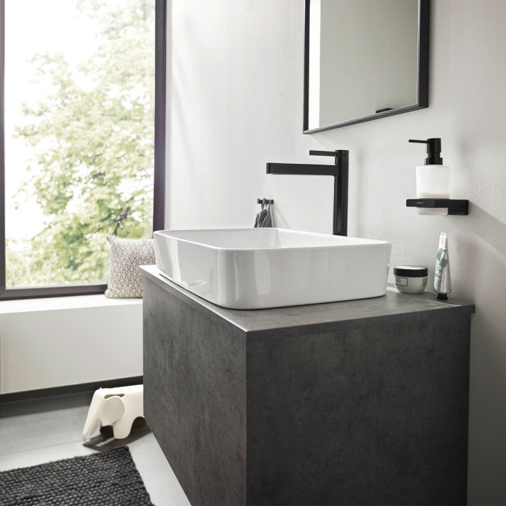 Hansgrohe AddStoris sæbedispenser, mat sort