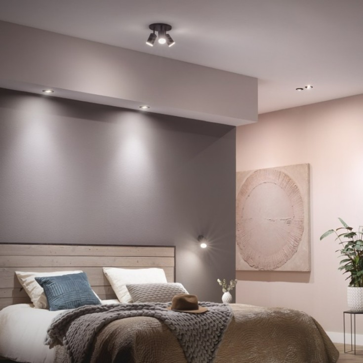 Philips Hue Centura indbygningsspot, sort, 1-pak