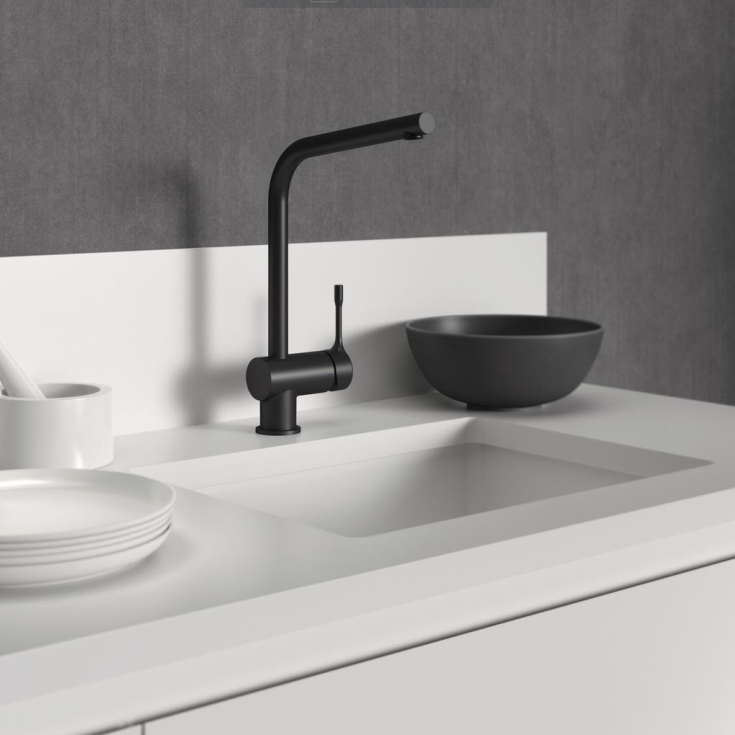 Ideal Standard Ceralook köksblandare, matt svart