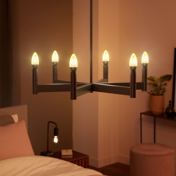 Philips Hue White E14 mignonpære, 2-pak