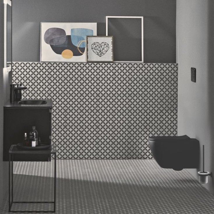 Ideal Standard Tesi håndvask, 82,5x45 cm, mat sort