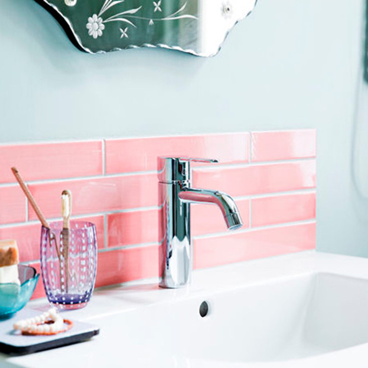 Damixa Silhouet servantbatteri, krom