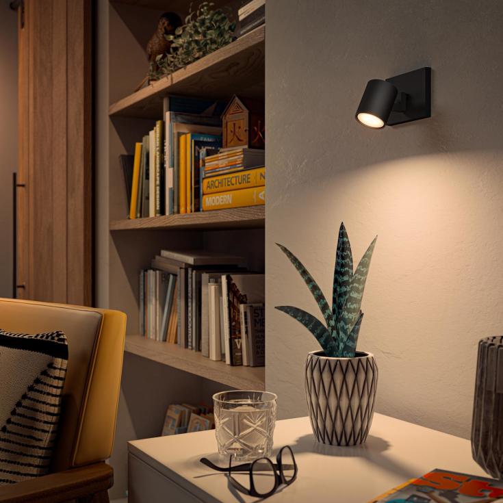 Philips Hue Runner vägglampa, svart, förlängningssats