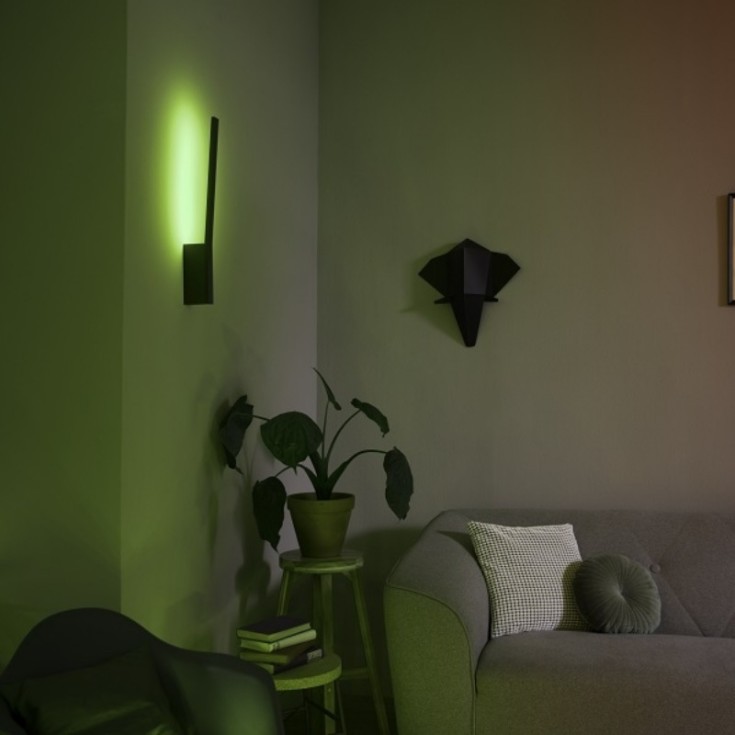 Philips Hue Liane væglampe, sort
