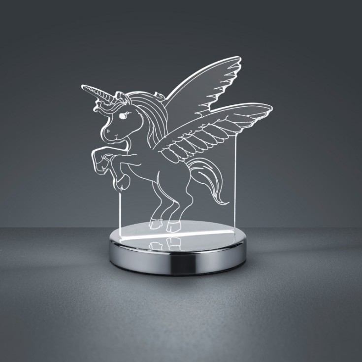 Trio Lighting enhörningar barnlampa