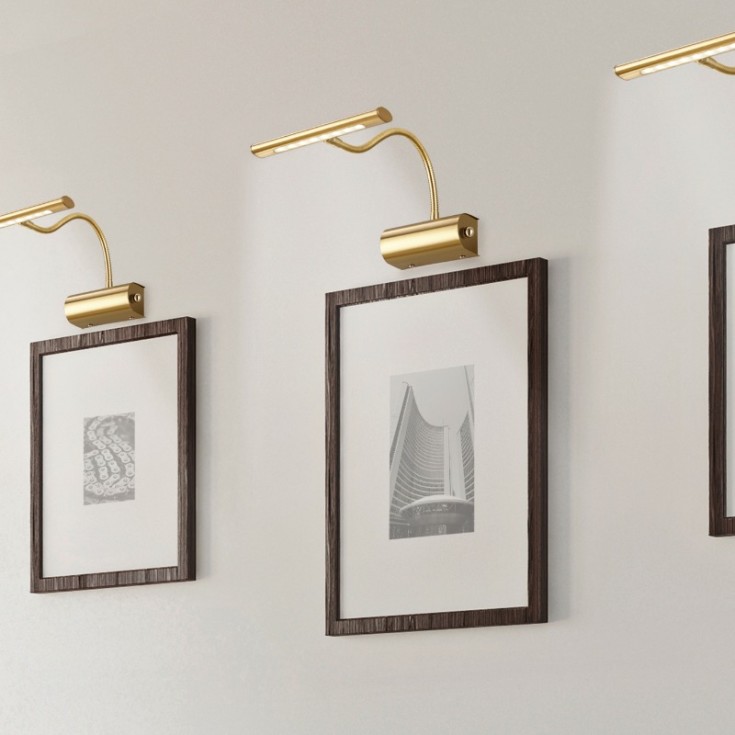 Trio Lighting Curtis væglampe, stål