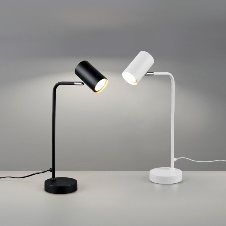 Trio Lighting Marley bordlampe, hvit