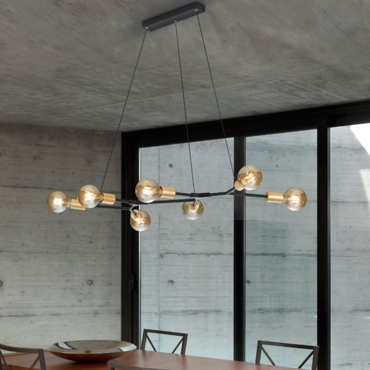 Trio Lighting Cross lysekrone