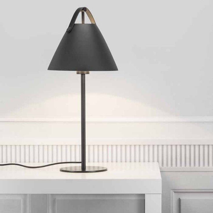 Dftp Strap bordlampe, sort