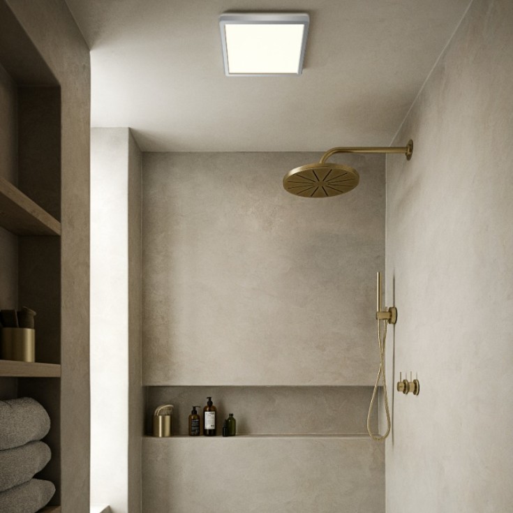 Nordlux Oja Square loftlampe, krom