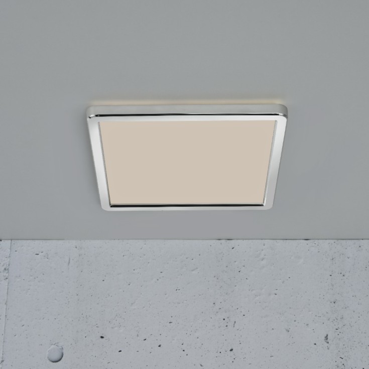 Nordlux Oja Square taklampe, krom