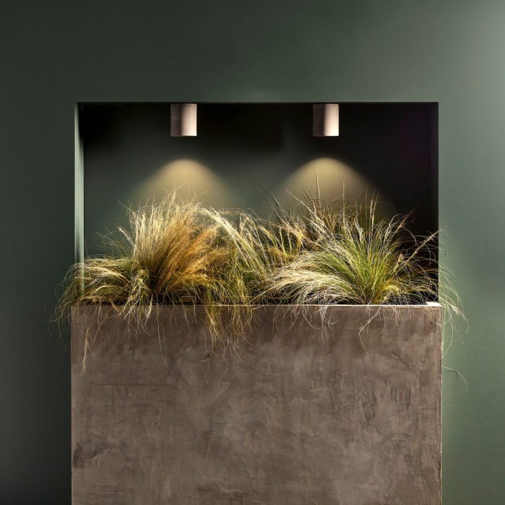 Astro Kos Coastal udendørs loftlampe, rund