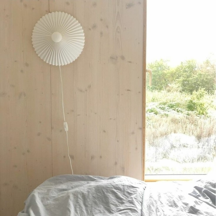 Plisse Plafond (rosette) Ø52 cm