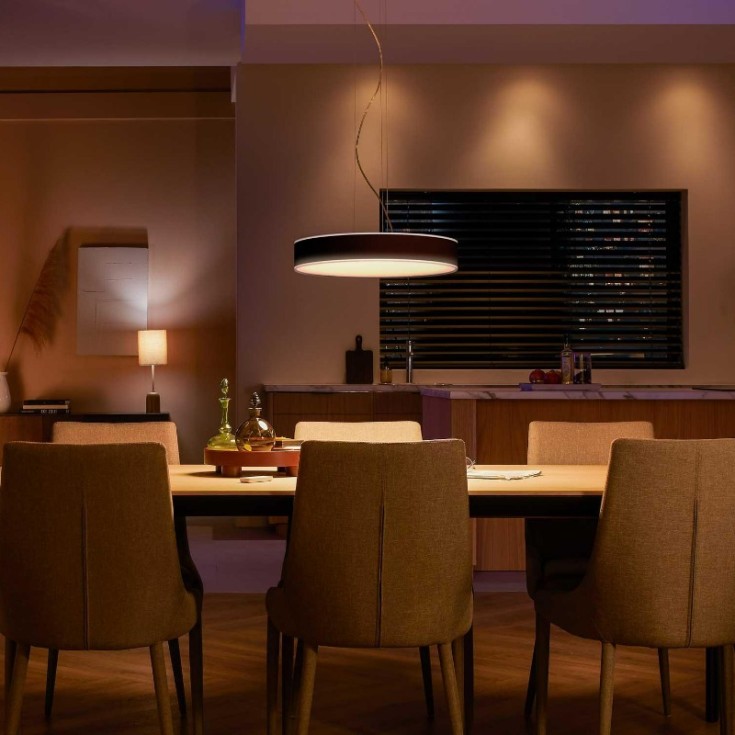 Philips Hue Enrave pendellampe, sort