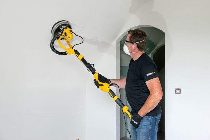 PowerPlus giraffkvern med LED-lysskive, Ø215 mm