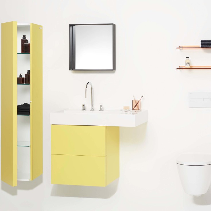 Kartell Laufen håndvask, 90x46 cm, venstre, hvid