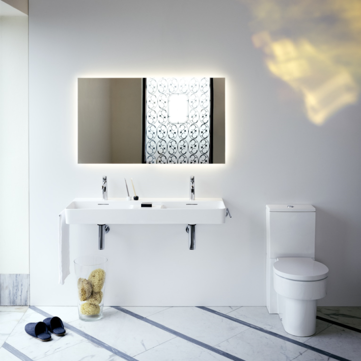 Laufen Val handduskshållare till tvättställ, krom