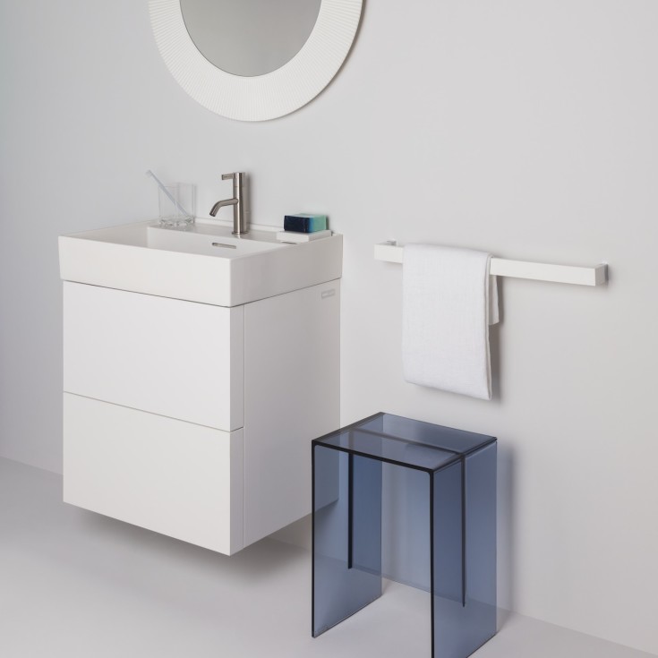 Kartell Laufen Rail handduksstÄng, 45 cm, vit