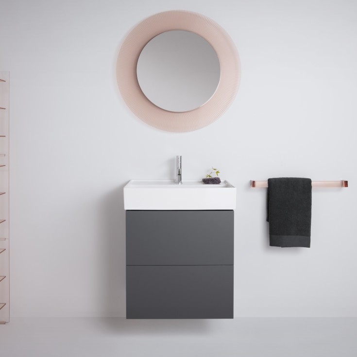 Kartell Laufen Rail håndklestang, 60 cm, rosa