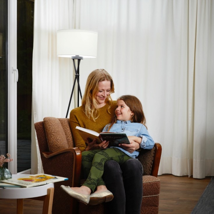 Ledvance Smart+ Wifi E27 klotlampa, vit ljusfärg