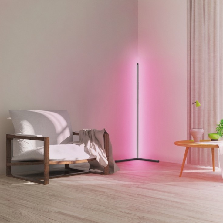 Ledvance Smart+ Wifi Corner golvlampa, färgförändring + vit