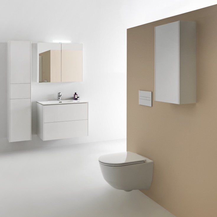 Laufen Base väggskåp, 35x70 cm, vänster, matt vit