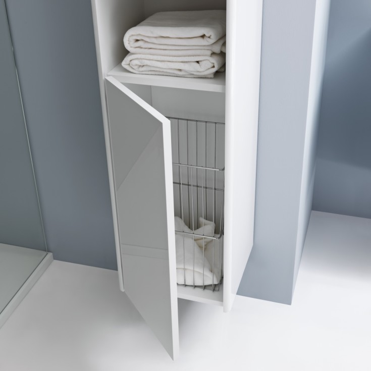 Laufen Base højskab, 35x165 cm, venstre, mat hvid