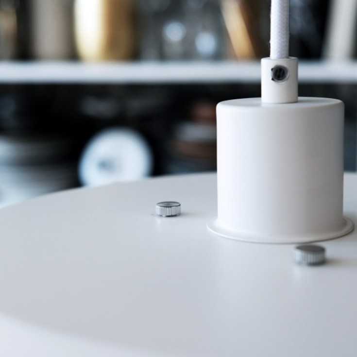 Dyberg Larsen DL45 pendellampe, hvit