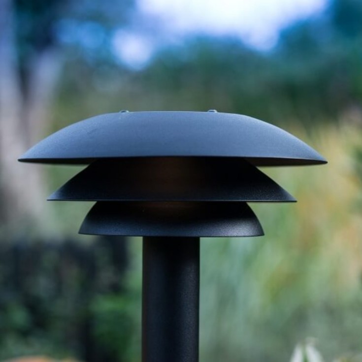 DL20 UTENDØRS senglampe G9 matt svart