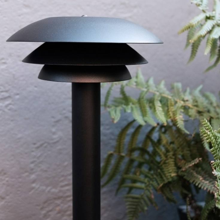 DL20 UTENDØRS senglampe G9 matt svart