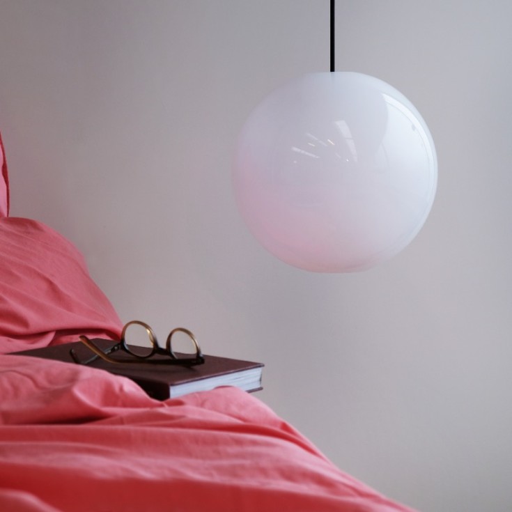 Kafé-anheng, E27, Ø250, opal