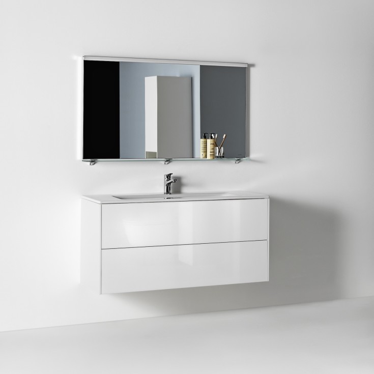 Laufen Base/Pro S møbelpakke, 120x50 cm., mat hvid