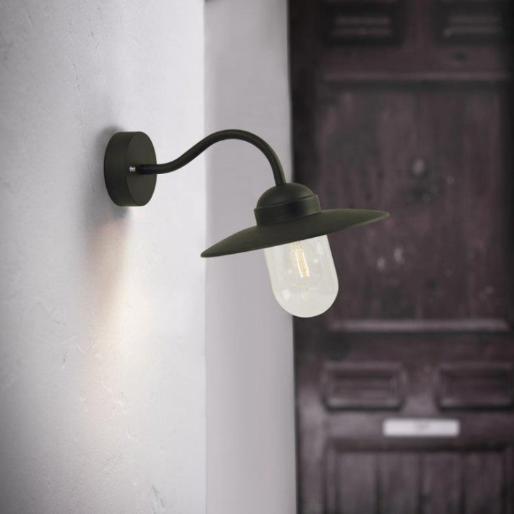 Nordlux Luxembourg udendørs væglampe, sort