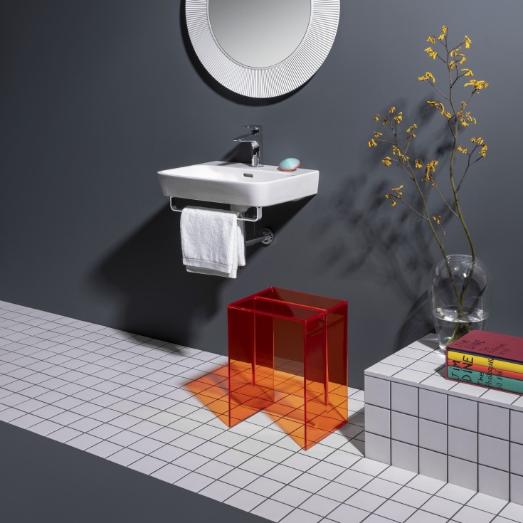 Kartell Laufen Max Beam skammel, orange