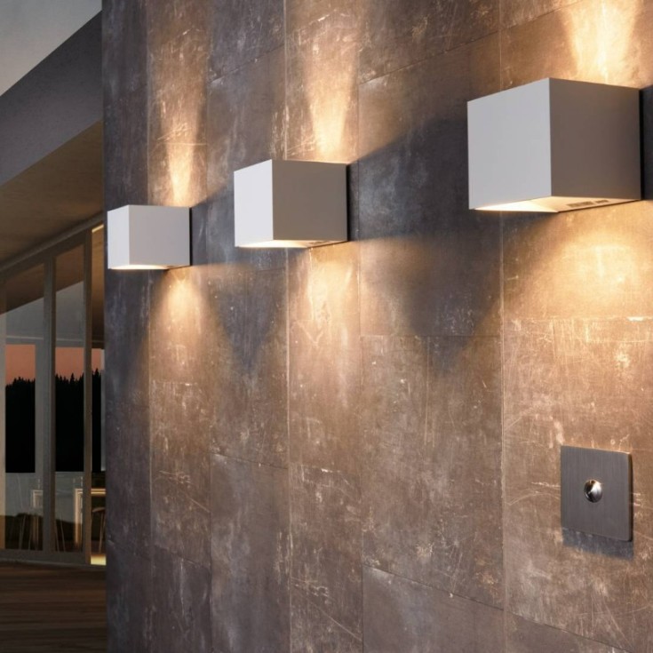 Eglo Calpino utendørs vegglampe, hvit