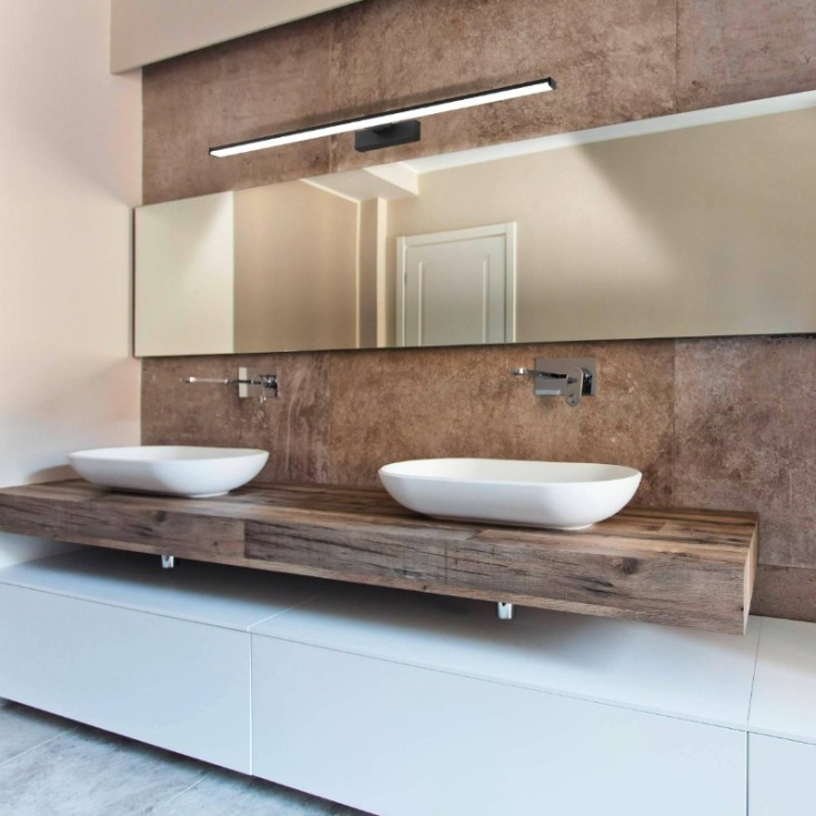 Eglo Pandella 1 spejllampe, sort, 78 cm