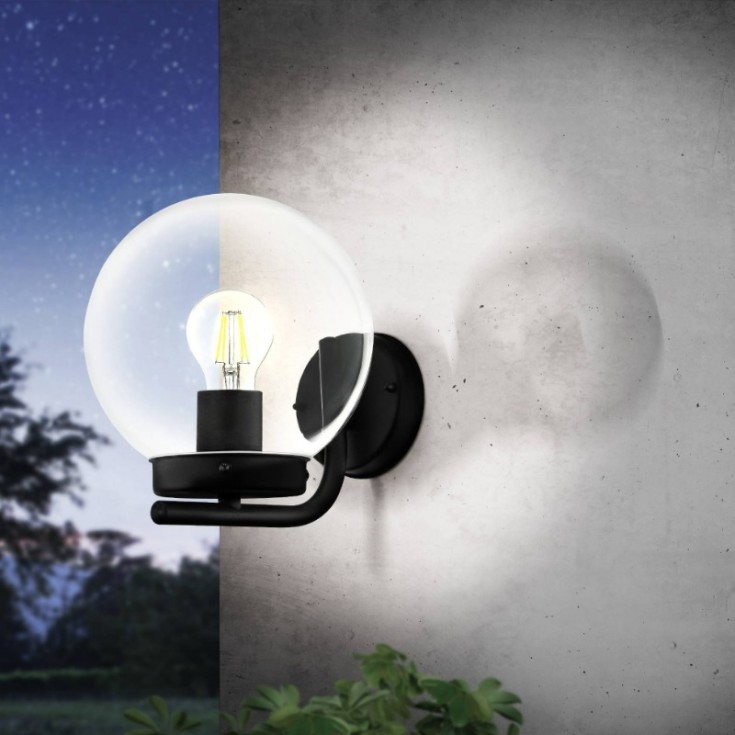 Eglo Taverna utendørs vegglampe, klar