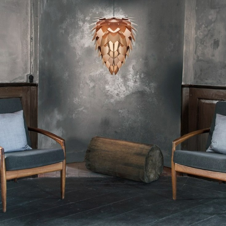 Umage Conia lampeskjerm, kobber, Ø30 cm