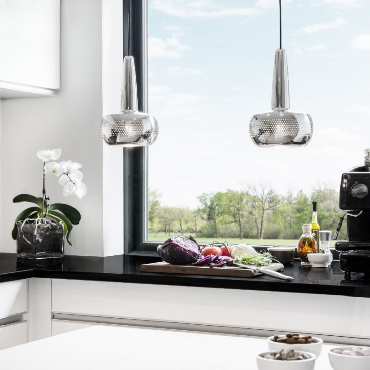 Umage Clava lampeskjerm, krom