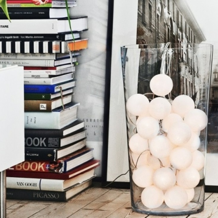 Iris Lights Pure White lyskjede, 35 kuler