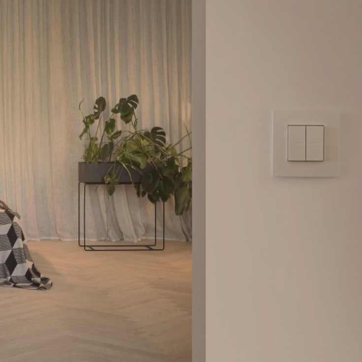 Niko lysdæmper til Philips Hue Intense, hvid