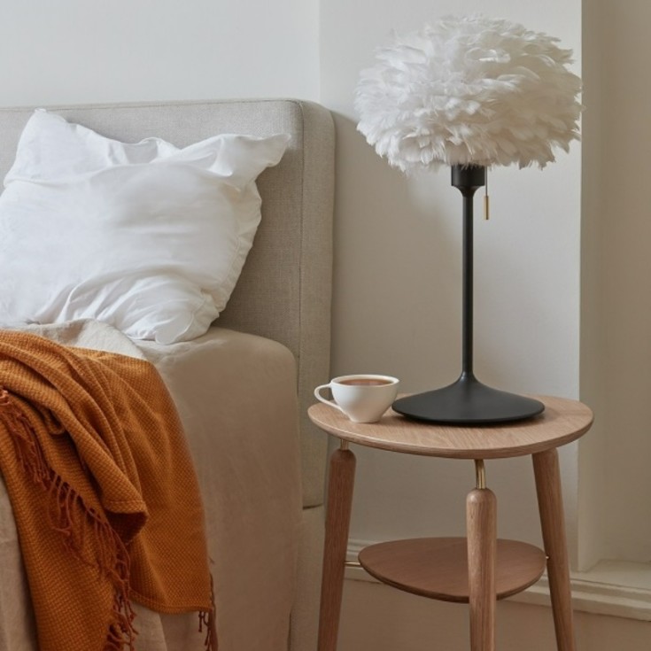 Umage Santé bordlampefot med USB, sort