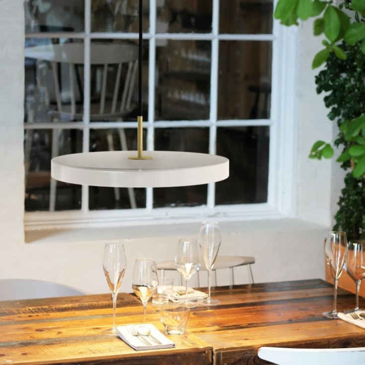 Umage Asteria pendellampe, hvit, Ø43 cm