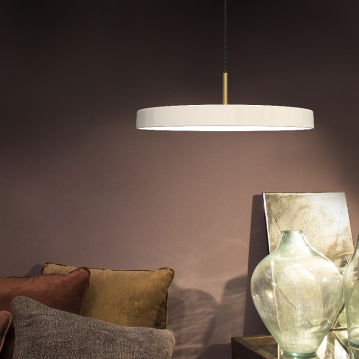 Umage Asteria pendellampe, hvit, Ø43 cm