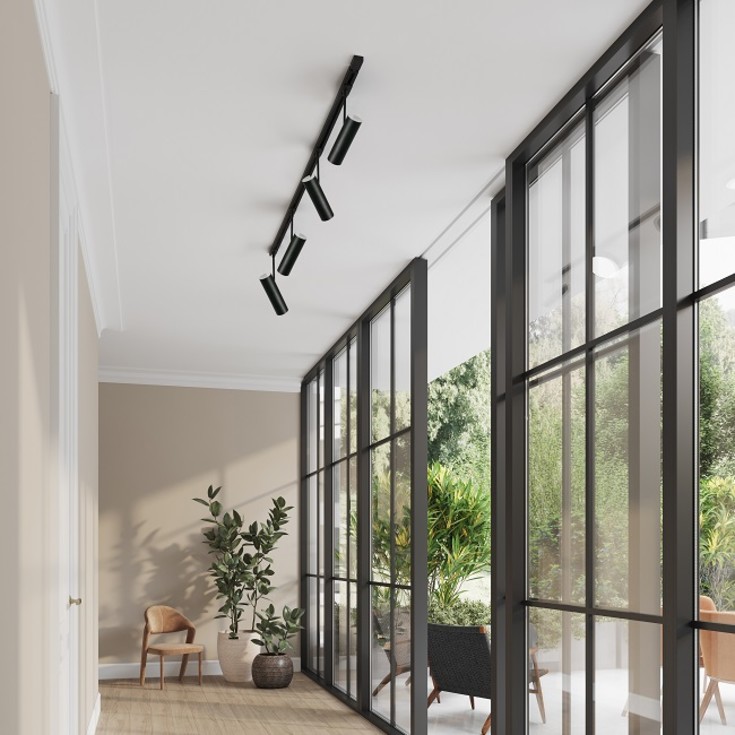 Nordlux Link MIB 6 1F skinnespot, sort