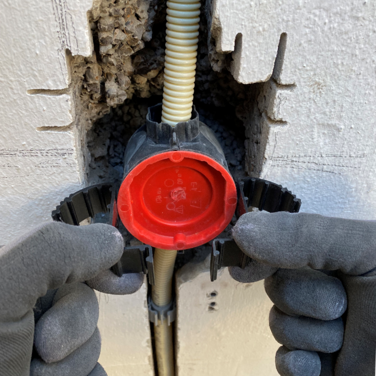 10 stk Clips til indmuringsdåse