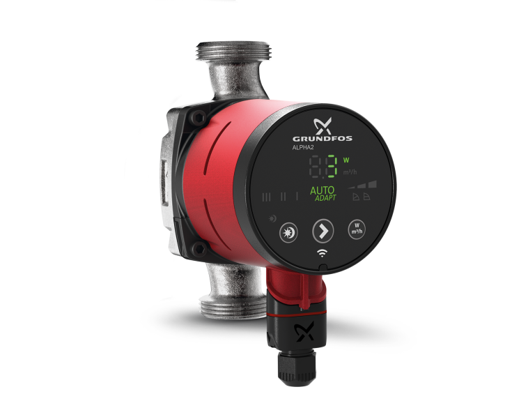 Grundfos Alpha2 20-40 N sirkulasjonspumpe, 150 mm, forbruksvann