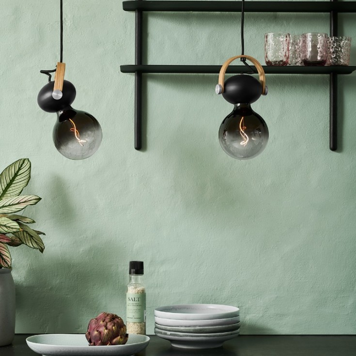 Halo Design D.C fatningssett, svart